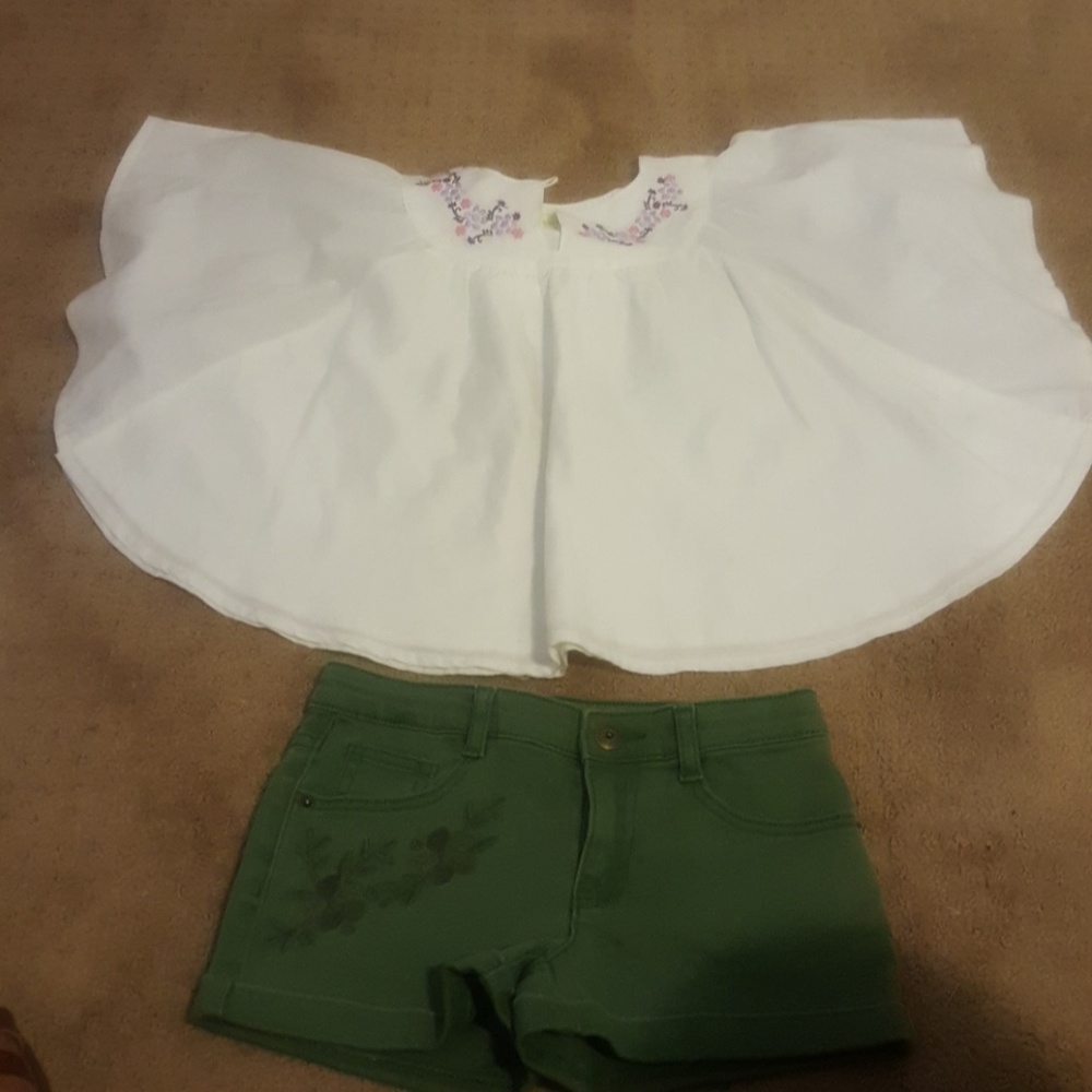 Shirt and shorts