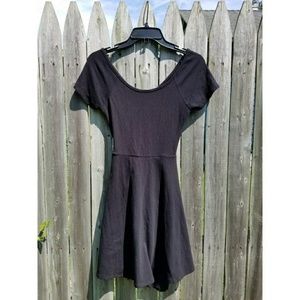 |Wet Seal| Black Open Back Summer Dress
