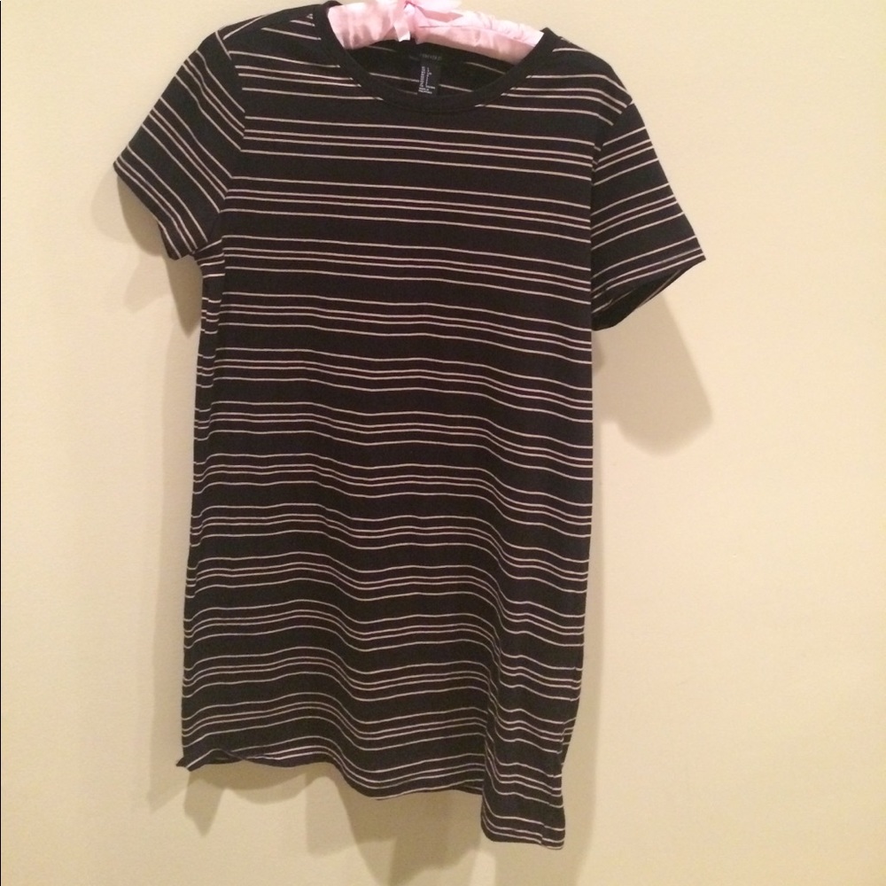 Striped t-shirt dress