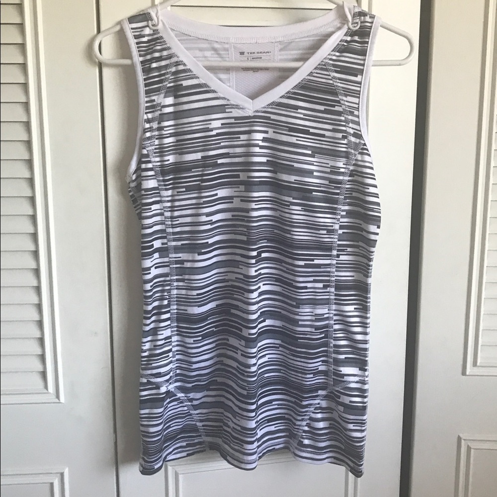 Tek Gear Black & White Work Out Tank