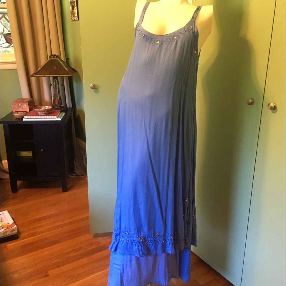 Blue summer dress