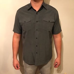 Like new! Men's dark grey Large PJ Mark shirt