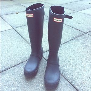 Hunter rain boots - size 7