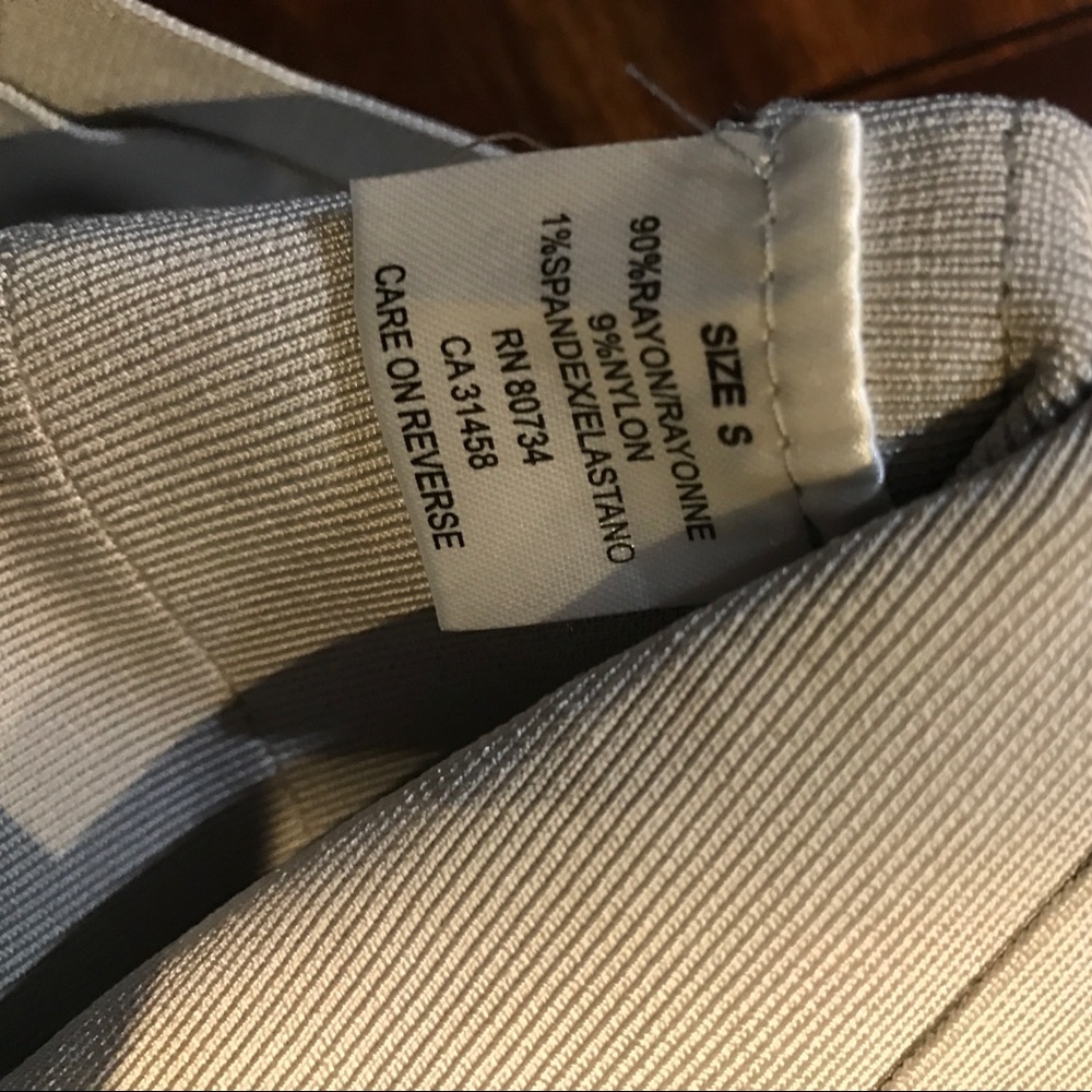 Herve Leger Metallic strapless bandage bodycon - Picture 7 of 7