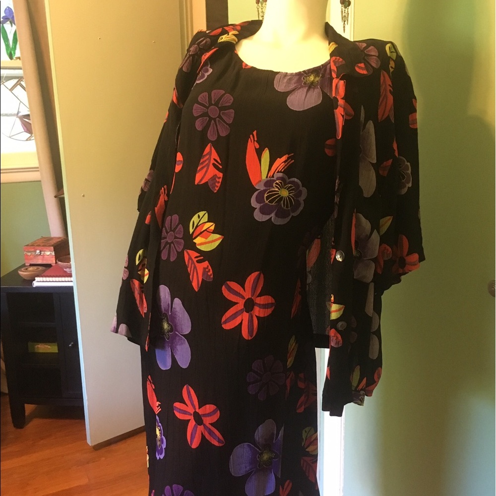 Summer floral design dress