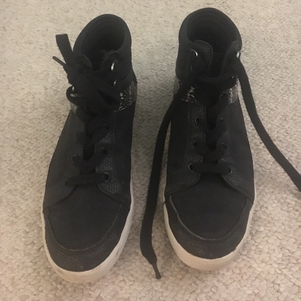 Calvin Klein "Lydia" faux snakeskin sneakers