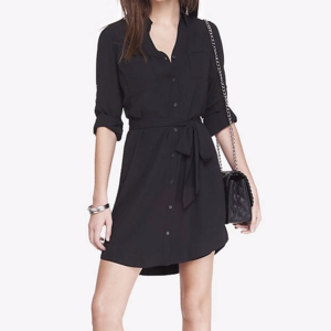 EXPRESS Black Portofino Dress