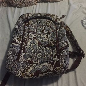 Large Vera Bradley backpack with laptop pocket