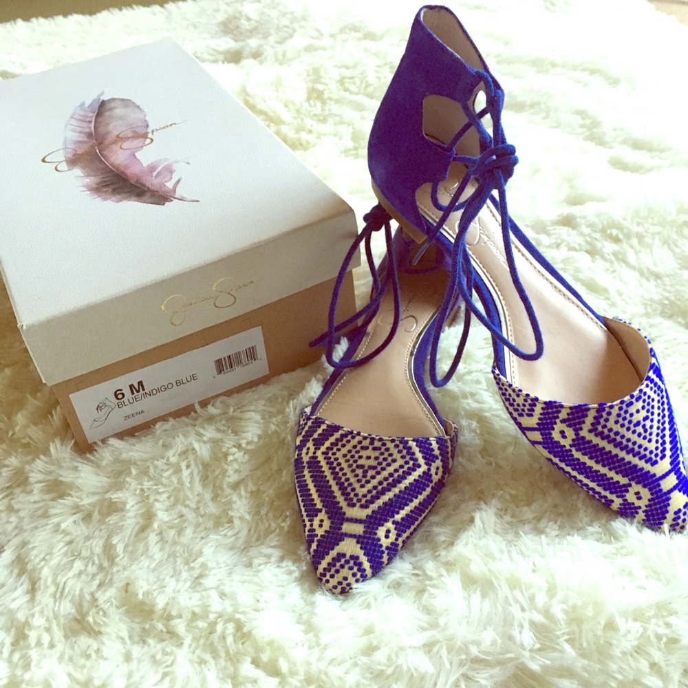 Jessica Simpson Aquazzura-Inspired Lace-Up Flats