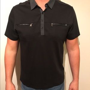 Like new! Men's Large black Calvin Klein polo