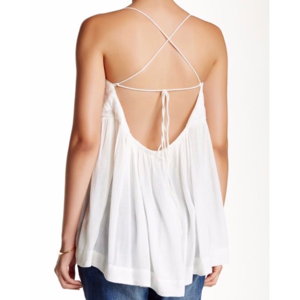 Free People "Blackbird" Halter Tank Top - Picture 2 of 3