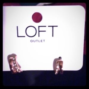 Brand new rose gold colored earrings,