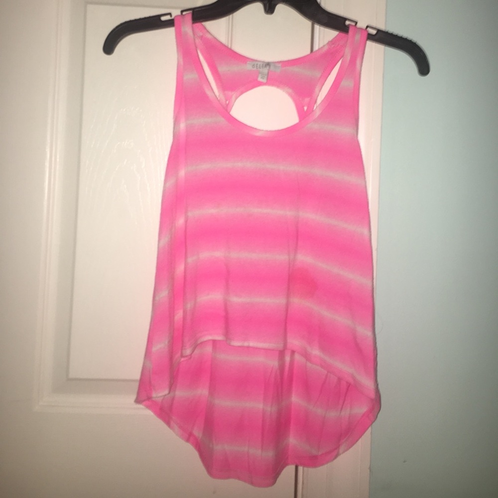 dELiA's striped tank top