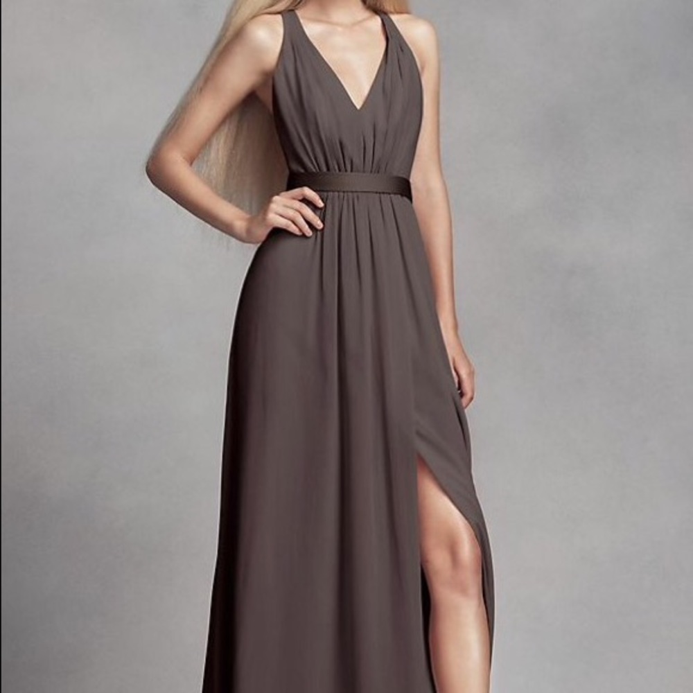 Vera Wang White Bridesmaid Dress