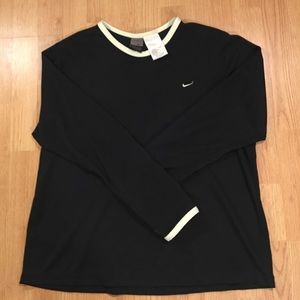 UNISEX Nike Dri-Fit Black Long Sleeve Shirt