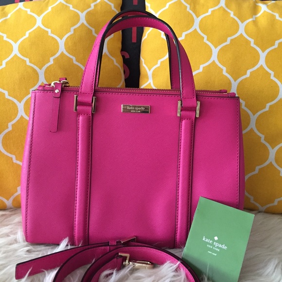 kate spade Handbags - 🌸OFFERS?🌸Kate Spade All Leather Pink Satchel