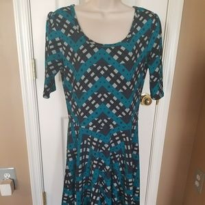 LLR Nicole teal dress