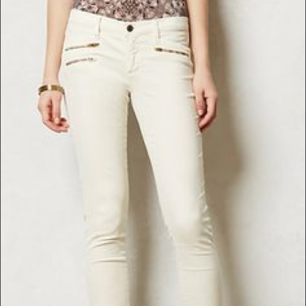 Anthropologie/AG Stevie moto ankle corduroy pants