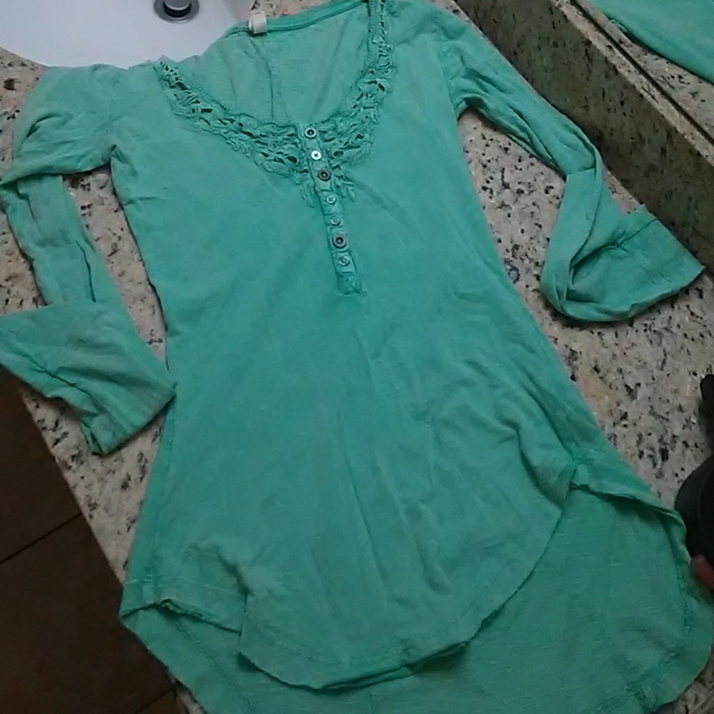 Gorgeous Dark Mint Green Top