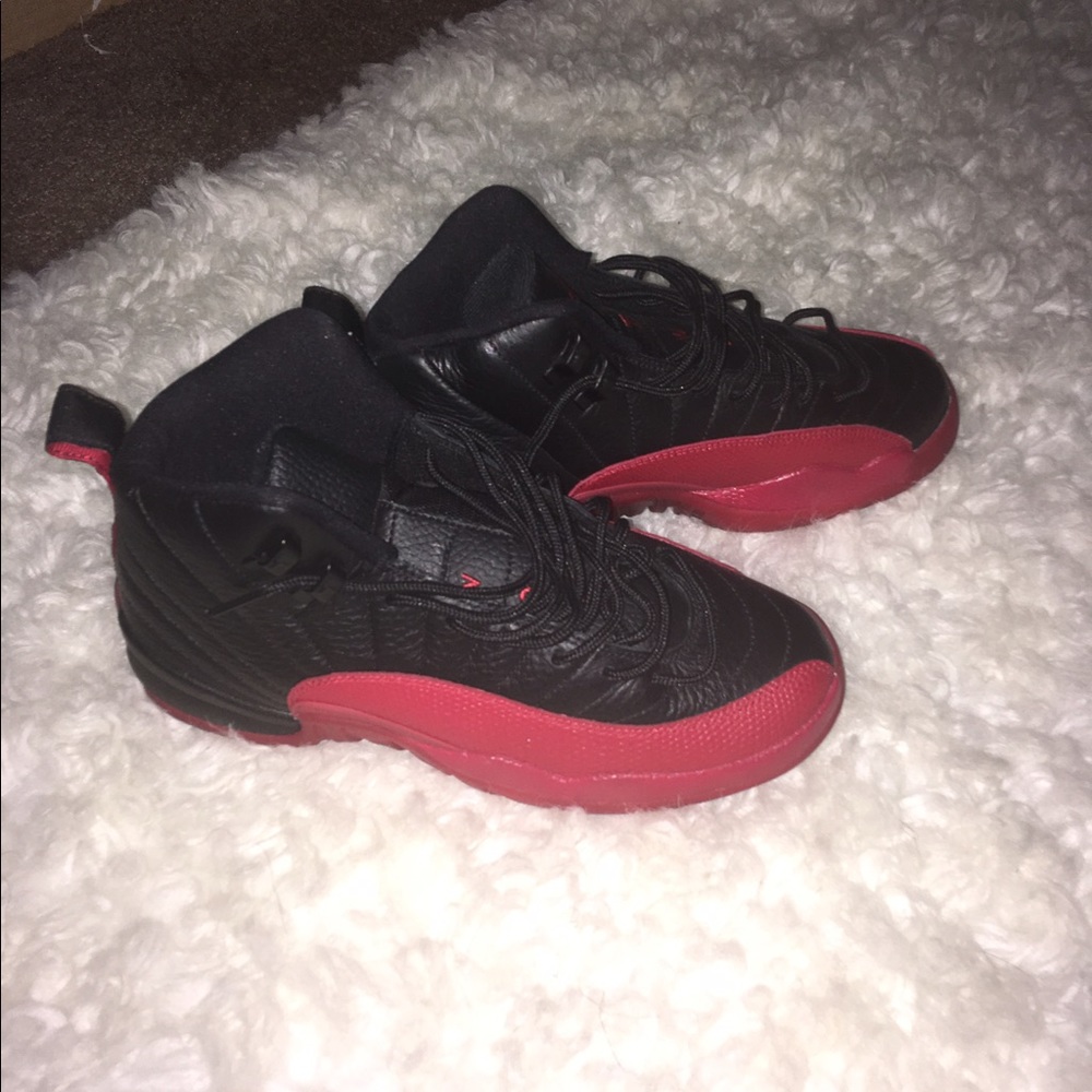 Air Jordan 12 Retros Black/Red Varsity