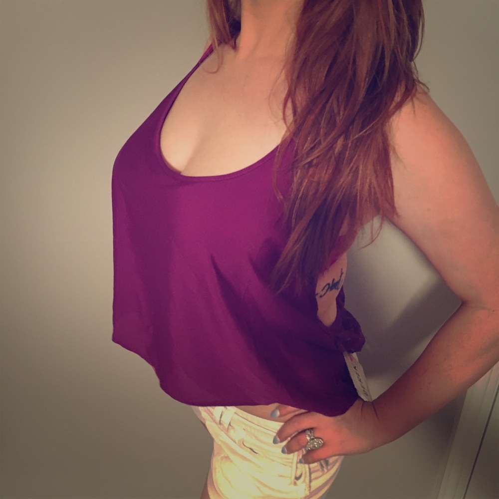 NWT Very sexy purple tank