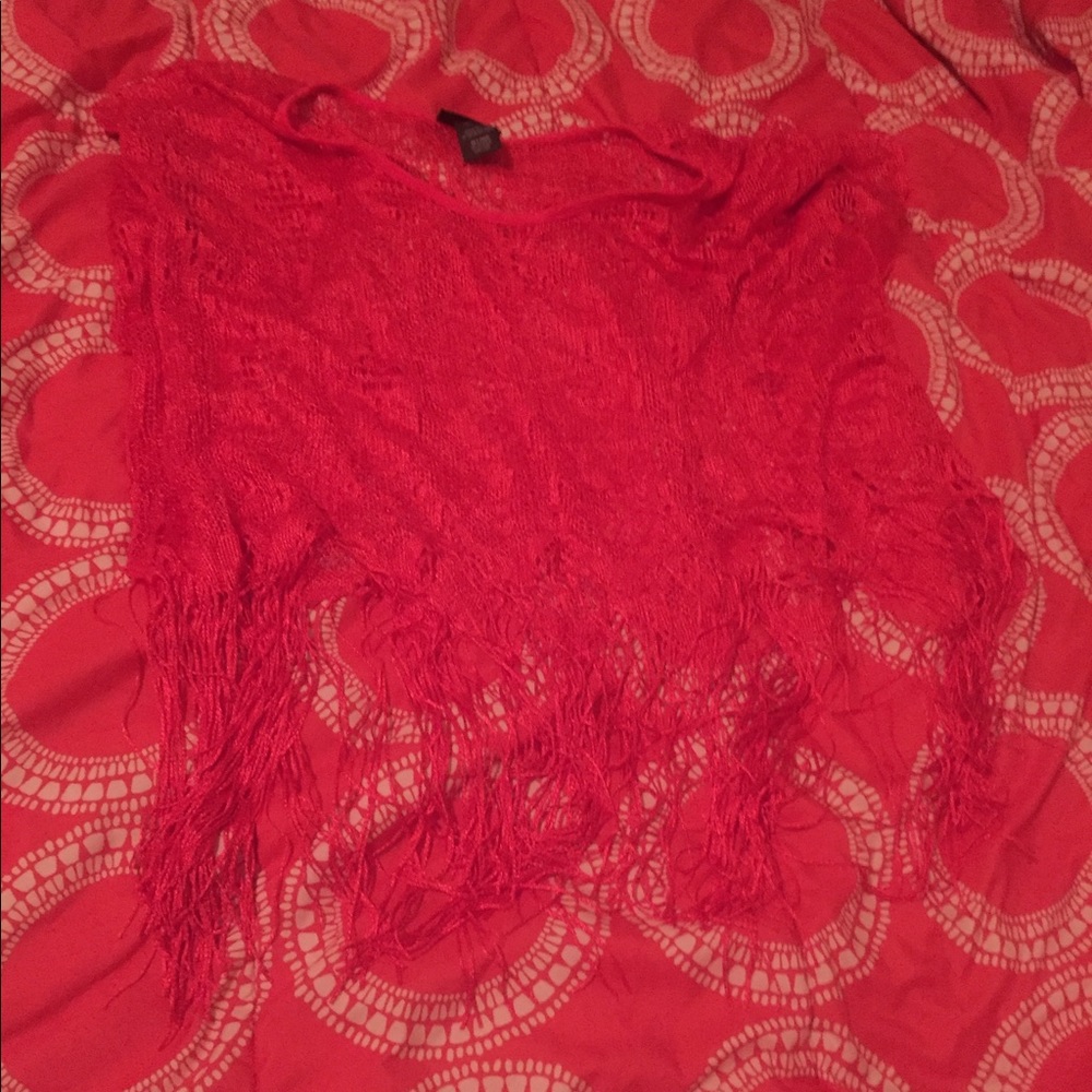 Fringe t-shirt // Closet Clean Out By 7.30