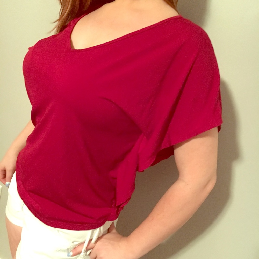 Burgundy Barry blouse