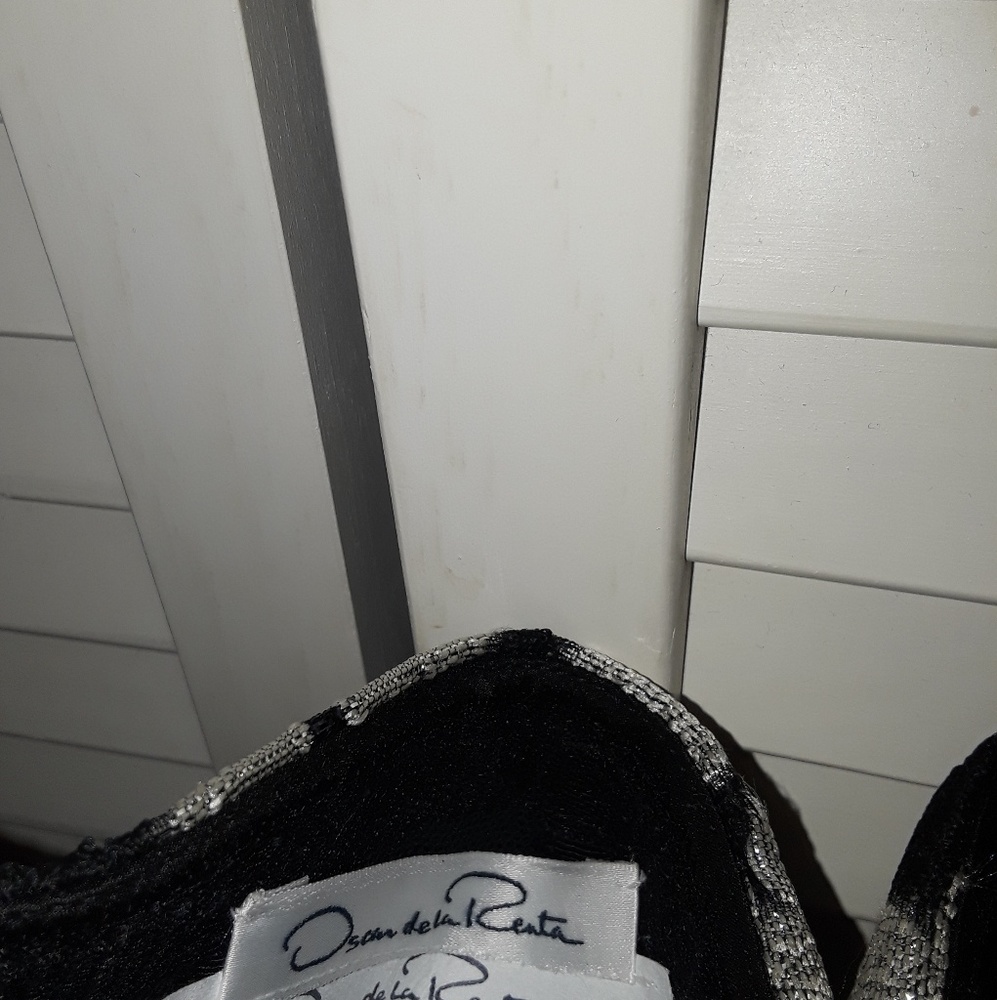 Oscar De La Renta Floral Metallic Dress NWOT - Picture 4 of 5