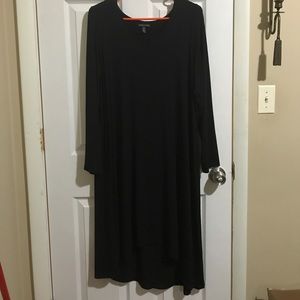 Eileen Fisher Scoop Neck Long Sleeve Dress XL/TG