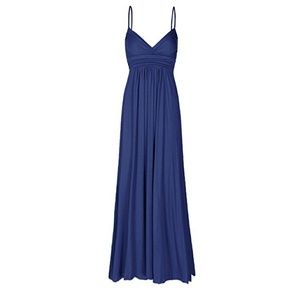 Navy Blue Sweetheart Maxi Dress NWOT