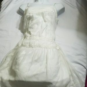 Chic Country boho White dress sleevless sz M