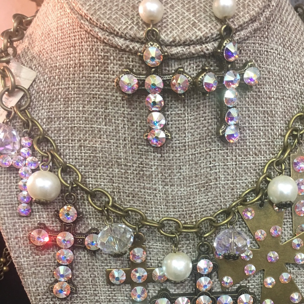 Pink Panache Necklace & Earrings