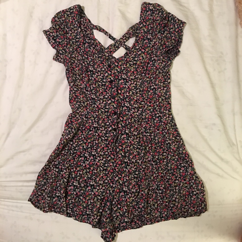 Lucca Couture Floral Romper