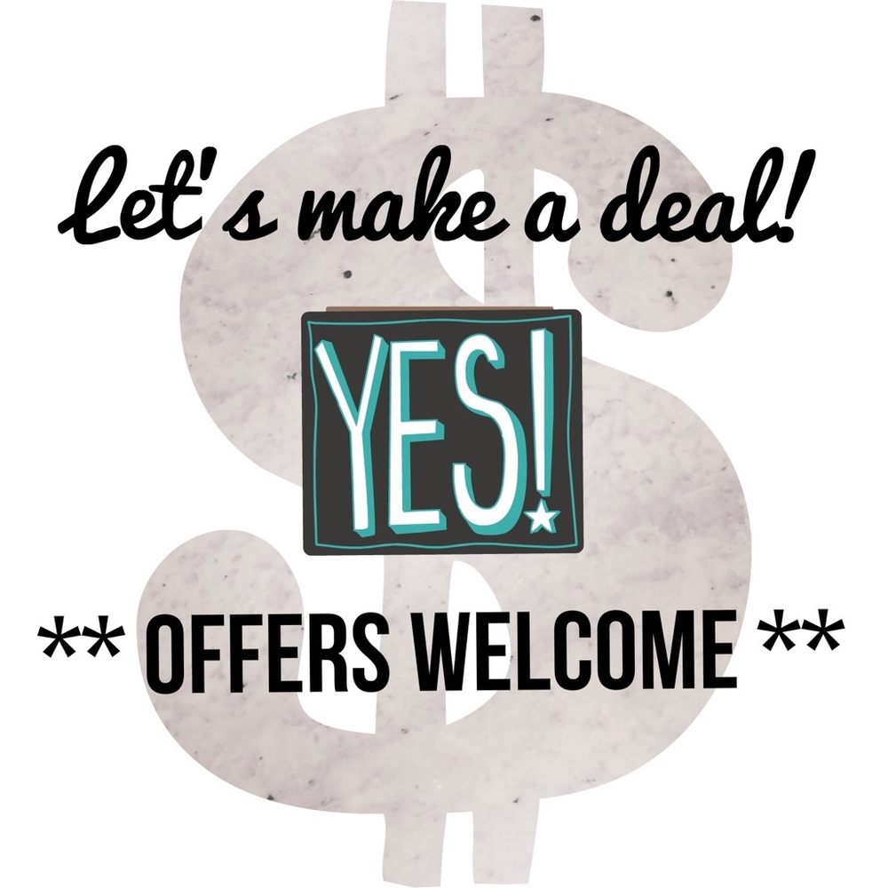 Reasonable offers welcome!