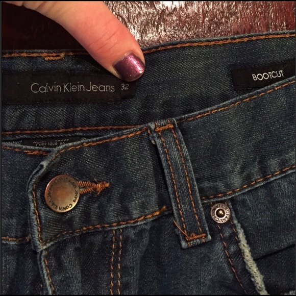 Calvin Klein Bootcut Jeans Size 32 - Picture 3 of 6