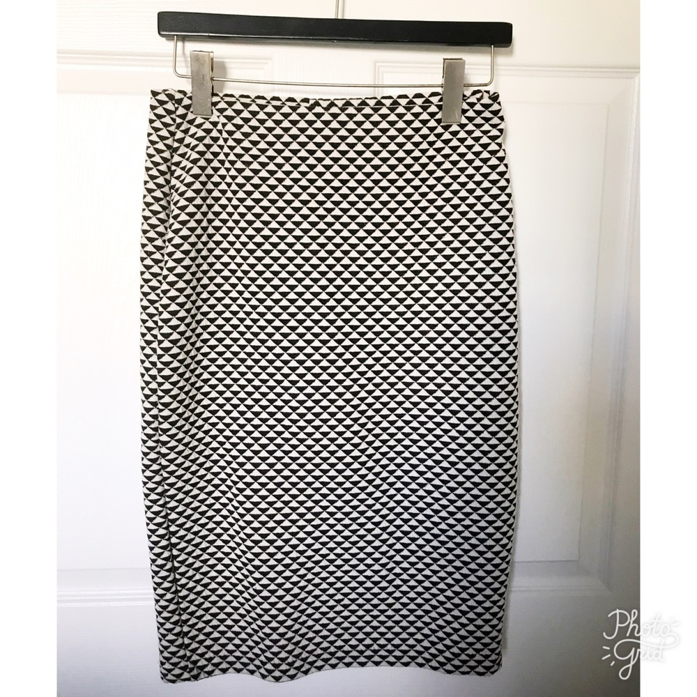 "Checkered Past" H&M Pencil Skirt