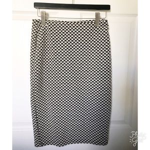 "Checkered Past" H&M Pencil Skirt