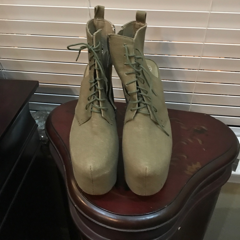 Olive Booties - image 1