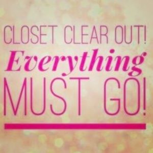 Closet Clear Out 😊