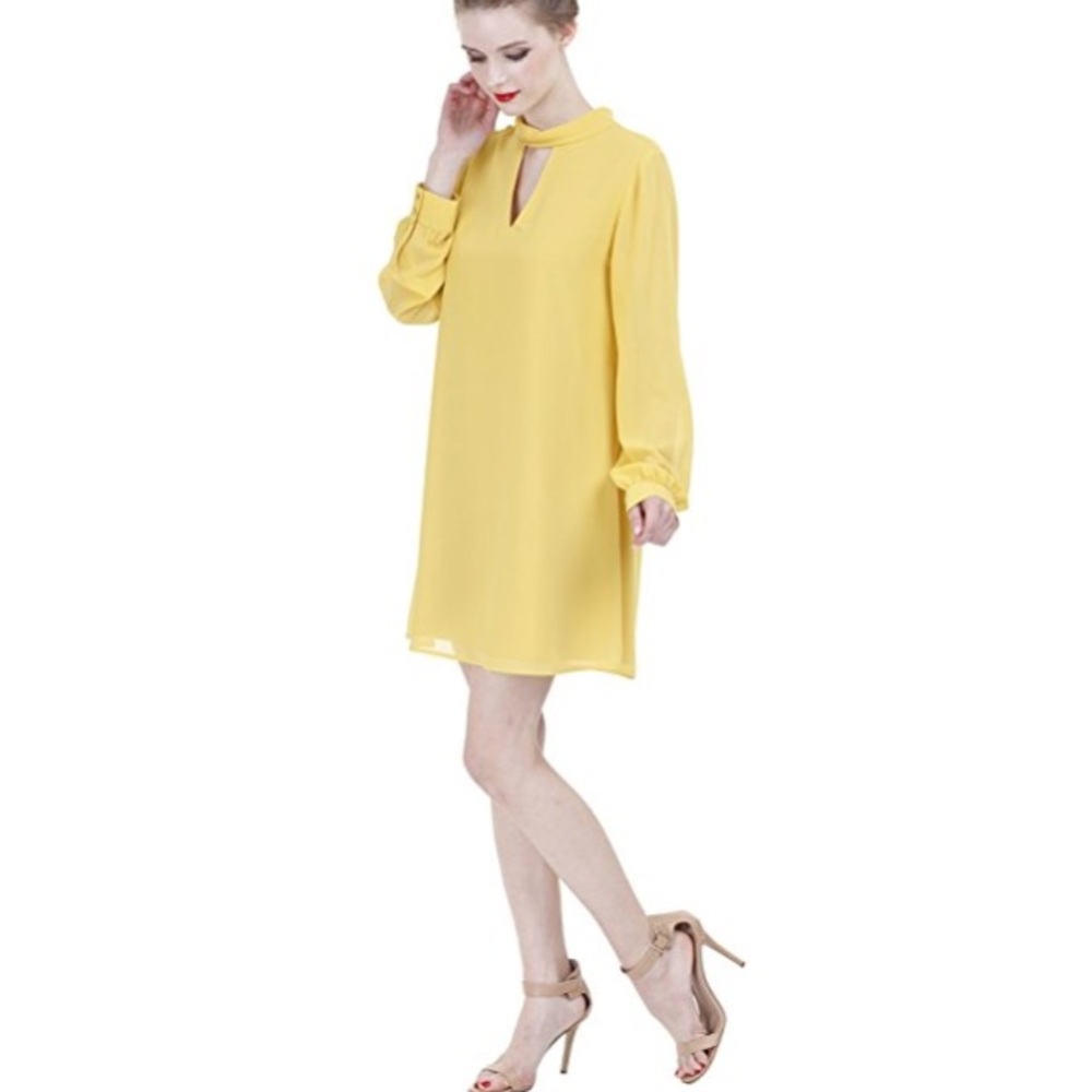 NWT Gorgeous Mustard Color Tunic Dress! - Picture 7 of 7