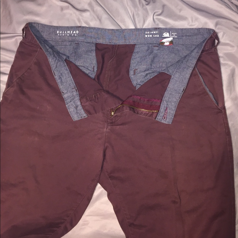 36x32 Skinny Bullhead Chinos