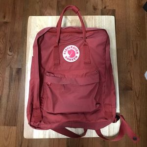 Fjallraven Kanken Classic Fabric Backpack Deep Red