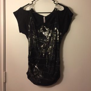 🔥Black off the shoulder top