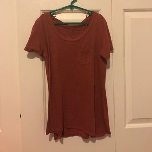 Aeropostale orange relaxed tee.