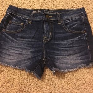 Blue jean shorts!