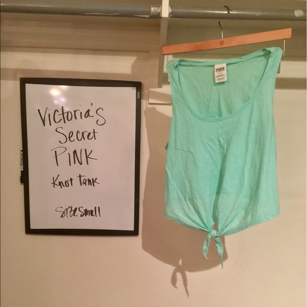 Victoria's Secret Love Pink Knot Tie Tank