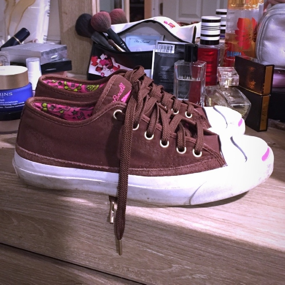 Pink/Brown Jack Purcell Shoes