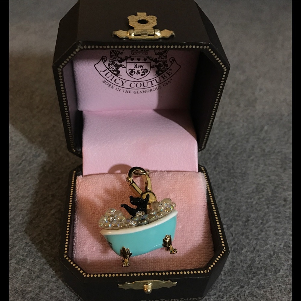 Juicy Couture Yorkie in Bubble Bath Charm