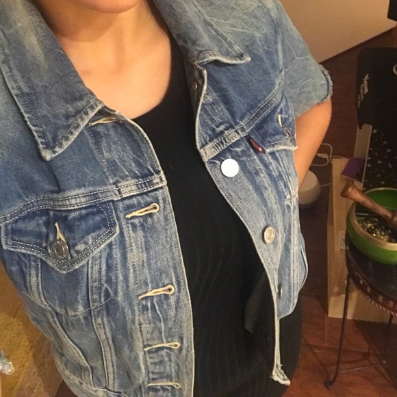 Cut off denim jacket - Picture 4 of 4