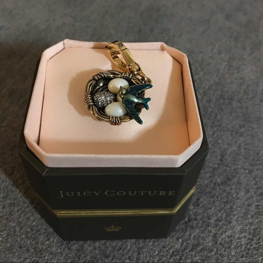 Juicy Couture Blue Bird's Nest Charm
